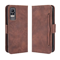 Funda de Cuero Cartera con Soporte Carcasa BY3 para Xiaomi Civi 1S 5G Marron