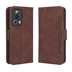 Funda de Cuero Cartera con Soporte Carcasa BY3 para Xiaomi Civi 2 5G Marron