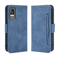 Funda de Cuero Cartera con Soporte Carcasa BY3 para Xiaomi Civi 5G Azul