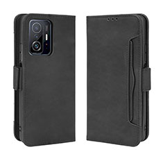 Funda de Cuero Cartera con Soporte Carcasa BY3 para Xiaomi Mi 11T 5G Negro