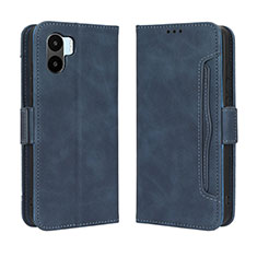 Funda de Cuero Cartera con Soporte Carcasa BY3 para Xiaomi Poco C50 Azul