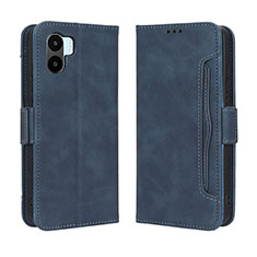 Funda de Cuero Cartera con Soporte Carcasa BY3 para Xiaomi Poco C51 Azul