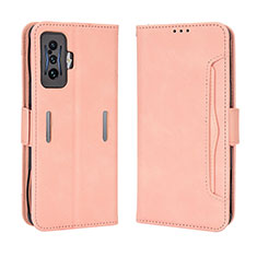 Funda de Cuero Cartera con Soporte Carcasa BY3 para Xiaomi Poco F4 GT 5G Rosa