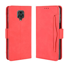 Funda de Cuero Cartera con Soporte Carcasa BY3 para Xiaomi Poco M2 Pro Rojo