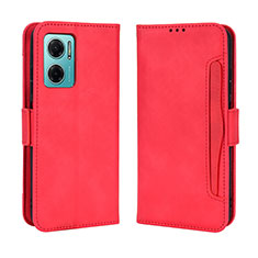 Funda de Cuero Cartera con Soporte Carcasa BY3 para Xiaomi Redmi 10 Prime Plus 5G Rojo