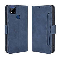 Funda de Cuero Cartera con Soporte Carcasa BY3 para Xiaomi Redmi 10A 4G Azul