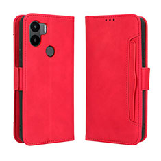 Funda de Cuero Cartera con Soporte Carcasa BY3 para Xiaomi Redmi A1 Plus Rojo