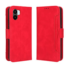 Funda de Cuero Cartera con Soporte Carcasa BY3 para Xiaomi Redmi A2 Plus Rojo