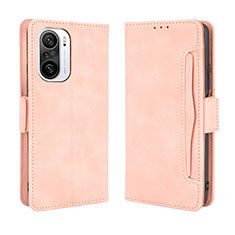 Funda de Cuero Cartera con Soporte Carcasa BY3 para Xiaomi Redmi K40 Pro 5G Rosa