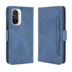 Funda de Cuero Cartera con Soporte Carcasa BY3 para Xiaomi Redmi K40 Pro+ Plus 5G Azul