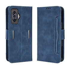 Funda de Cuero Cartera con Soporte Carcasa BY3 para Xiaomi Redmi K50 Gaming 5G Azul