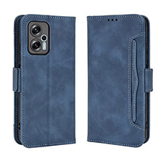 Funda de Cuero Cartera con Soporte Carcasa BY3 para Xiaomi Redmi K50i 5G Azul