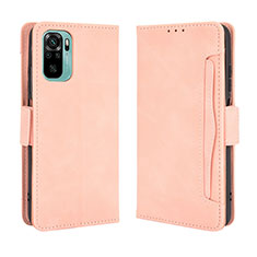 Funda de Cuero Cartera con Soporte Carcasa BY3 para Xiaomi Redmi Note 11 SE India 4G Rosa