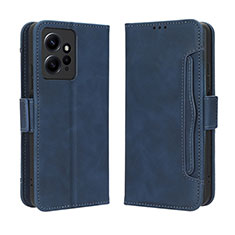 Funda de Cuero Cartera con Soporte Carcasa BY3 para Xiaomi Redmi Note 12 4G Azul