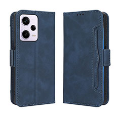 Funda de Cuero Cartera con Soporte Carcasa BY3 para Xiaomi Redmi Note 12 Pro+ Plus 5G Azul