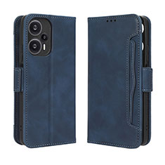 Funda de Cuero Cartera con Soporte Carcasa BY3 para Xiaomi Redmi Note 12 Turbo 5G Azul