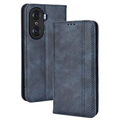 Funda de Cuero Cartera con Soporte Carcasa BY4 para Huawei Honor 60 Pro 5G Azul