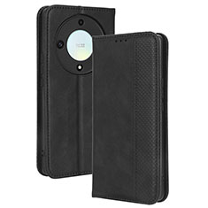 Funda de Cuero Cartera con Soporte Carcasa BY4 para Huawei Honor Magic5 Lite 5G Negro