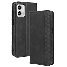 Funda de Cuero Cartera con Soporte Carcasa BY4 para Motorola Moto G 5G (2023) Negro