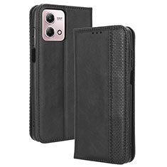 Funda de Cuero Cartera con Soporte Carcasa BY4 para Motorola Moto G Stylus (2023) 4G Negro