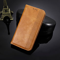 Funda de Cuero Cartera con Soporte Carcasa BY4 para Nokia C10 Marron