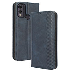 Funda de Cuero Cartera con Soporte Carcasa BY4 para Nokia C22 Azul