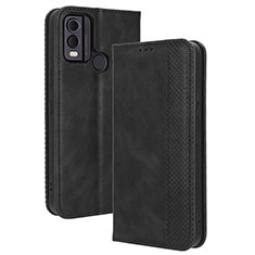 Funda de Cuero Cartera con Soporte Carcasa BY4 para Nokia C22 Negro