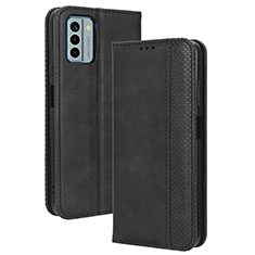 Funda de Cuero Cartera con Soporte Carcasa BY4 para Nokia G22 Negro