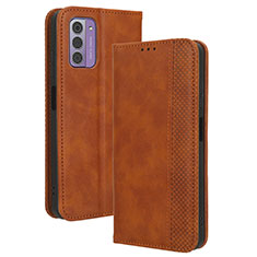 Funda de Cuero Cartera con Soporte Carcasa BY4 para Nokia G310 5G Marron