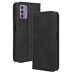 Funda de Cuero Cartera con Soporte Carcasa BY4 para Nokia G42 5G Negro