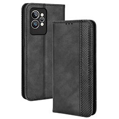 Funda de Cuero Cartera con Soporte Carcasa BY4 para Realme GT2 Pro 5G Negro