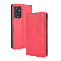 Funda de Cuero Cartera con Soporte Carcasa BY4 para Samsung Galaxy A15 5G Rojo