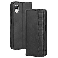 Funda de Cuero Cartera con Soporte Carcasa BY4 para Samsung Galaxy A23 5G SC-56C Negro