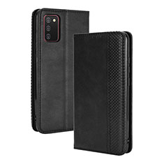 Funda de Cuero Cartera con Soporte Carcasa BY4 para Samsung Galaxy M02s Negro