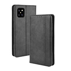 Funda de Cuero Cartera con Soporte Carcasa BY4 para Samsung Galaxy Note 10 Lite Negro