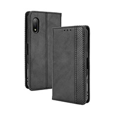 Funda de Cuero Cartera con Soporte Carcasa BY4 para Sony Xperia Ace II Negro