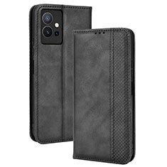 Funda de Cuero Cartera con Soporte Carcasa BY4 para Vivo Y33e 5G Negro