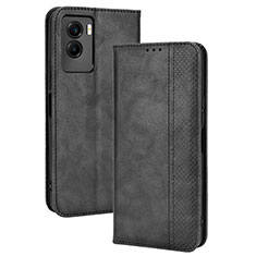 Funda de Cuero Cartera con Soporte Carcasa BY4 para Vivo Y55s (2021) Negro