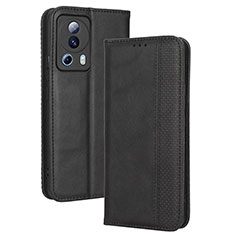 Funda de Cuero Cartera con Soporte Carcasa BY4 para Xiaomi Mi 12 Lite NE 5G Negro