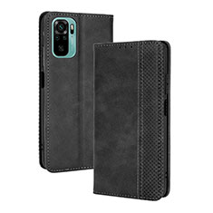 Funda de Cuero Cartera con Soporte Carcasa BY4 para Xiaomi Redmi Note 11 SE India 4G Negro