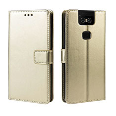 Funda de Cuero Cartera con Soporte Carcasa BY5 para Asus Zenfone 6 ZS630KL Oro