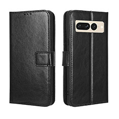 Funda de Cuero Cartera con Soporte Carcasa BY5 para Google Pixel 7 Pro 5G Negro