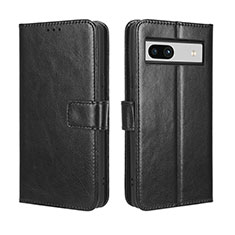 Funda de Cuero Cartera con Soporte Carcasa BY5 para Google Pixel 7a 5G Negro