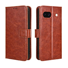 Funda de Cuero Cartera con Soporte Carcasa BY5 para Google Pixel 8a 5G Marron