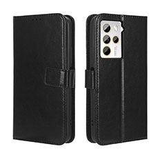 Funda de Cuero Cartera con Soporte Carcasa BY5 para HTC U23 5G Negro