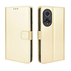 Funda de Cuero Cartera con Soporte Carcasa BY5 para Huawei Honor 50 Pro 5G Oro