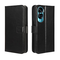 Funda de Cuero Cartera con Soporte Carcasa BY5 para Huawei Honor 90 Lite 5G Negro