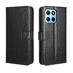 Funda de Cuero Cartera con Soporte Carcasa BY5 para Huawei Honor X6 5G Negro