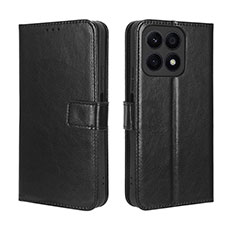 Funda de Cuero Cartera con Soporte Carcasa BY5 para Huawei Honor X8a 4G Negro