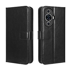 Funda de Cuero Cartera con Soporte Carcasa BY5 para Huawei Nova 11 Negro